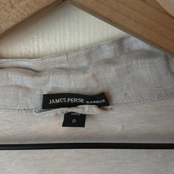 James Perse Women's Linen Robe Shirt Dress size 0 - Picture 3 of 6